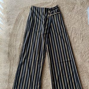 Lulumari Striped Wrap Pants